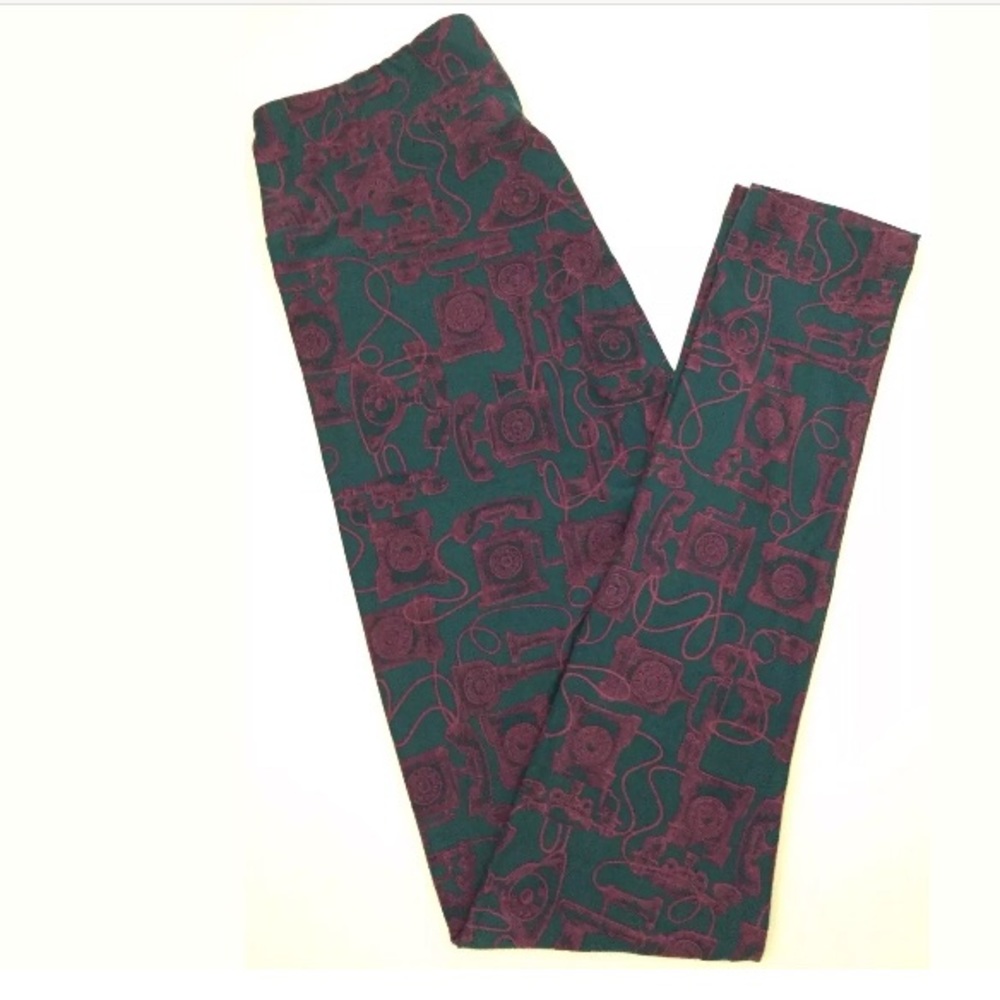 LulaRoe Telephone Rotary Leggings